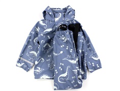 Name It coronet blue rainwear magic print pants and jacket
